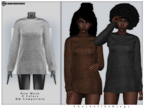 Sims 4 — ChordoftheRings Dress No.149 by ChordoftheRings — ChordoftheRings Dress No.149 - 8 Colors - New Mesh (All LODs)