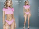 Sims 4 — Crop / Bikini Top by pizazz — www.patreon.com/pizazz This top can be worn every day or at that fun party! It's