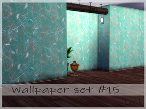 Sims 4 — Scratched wall covering by LenkAlex — Wall covering 7 colors All maps