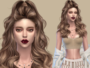 Sims 4 — helen by kimmeehee — Go to the tab Required to download the CC needed.