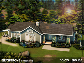 Sims 4 — Birchgrove (NO CC) by xogerardine — Cute, small family house! I really enjoy this pack, all of these items are