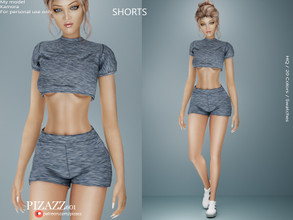 Sims 4 — Cozy Cotton Shorts by pizazz — www.patreon.com/pizazz Some nice cozy cotton shorts. Great for working out or