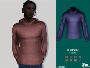 Sims 4 — Casual Sweatshirt by BeatBBQ — - 8 Colors - All Texture Maps - New Mesh (All LODs) - Custom Thumbnail - HQ