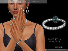 Sims 4 — Samantha Bracelet by Glitterberryfly — A quaint yet statement bracelet