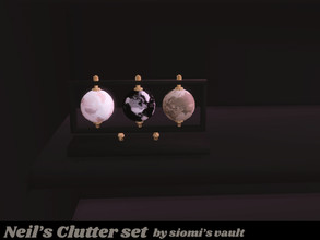 Sims 4 — Neil's Clutter Sculpture 02 by Siomi's Vault by siomisvault — So this is the adorable small globes are so cute