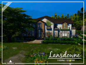 Sims 4 — Lansdowne | NO CC by ProbNutt — Pleased to present this luxurious executive manor. The grand entry will greet