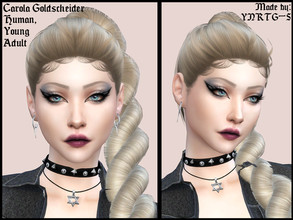 Sims 4 — Carola Goldscheider by YNRTG-S — Carola doesn't want to have children. Or to clean her room more than once a