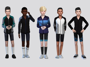 Sims 4 — Cyclist Sweater Boys by McLayneSims — TSR EXCLUSIVE Standalone item 8 Swatches MESH by Me NO RECOLORING Please