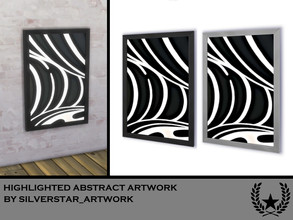 Sims 4 — Highlighted Abstract Artwork by Silverstar_Artwork — Highlighted Abstract Artwork by Silverstar_Artwork