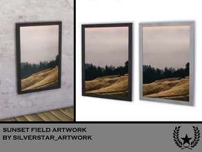 Sims 4 — Sunset Field Artwork by Silverstar_Artwork — Sunset Field Artwork by Silverstar_Artwork