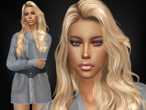Sims 4 — Maria Bell by Millennium_Sims — For the Sim to look as pictured please download all the CC in the Required Tab