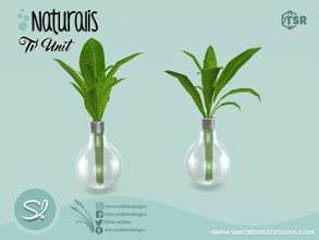 Sims 4 — Naturalis TV Unit Plant bulb by SIMcredible! — by SIMcredibledesigns.com available exclusively at TSR