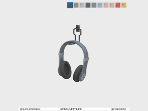 Sims 4 — Anthracite - Headset by Syboubou — This is a headset to hang on a wall.