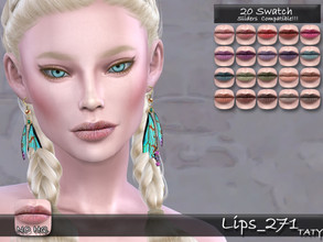 Sims 4 — Lips_271 by tatygagg — New Lipstick for your sims - Female, Male - Human, Alien - Teen to Elder - Hq Compatible
