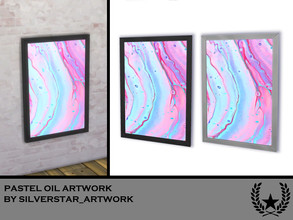Sims 4 — Pastel Oil Artwork by Silverstar_Artwork — Pastel Oil Artwork by Silverstar_Artwork