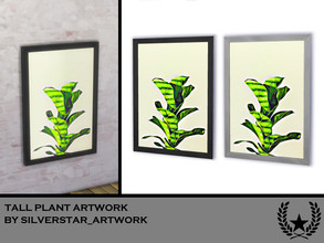 Sims 4 — Tall Plant Artwork by Silverstar_Artwork — Tall Plant Artwork by Silverstar_Artwork