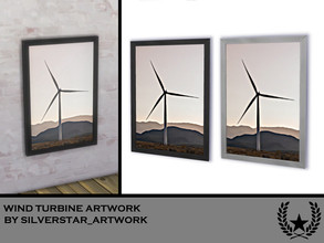 Sims 4 — Wind Turbine Artwork by Silverstar_Artwork — Wind Turbine Artwork by Silverstar_Artwork
