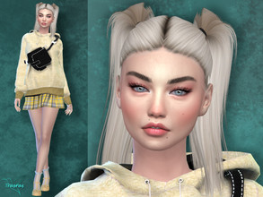 Sims 4 — Kenza Kruth by caro542 — Hello, I'm Kenza little computer genius Go to Required tab to upload necessary CC, if
