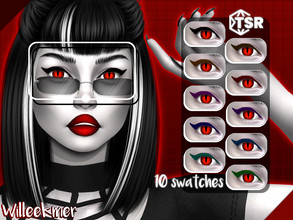 Sims 4 — Navaeh Eyeliner by Willeekmer — BGC 10 swatches Teen - Elder Male - Female Custom thumbnail Disallowed for