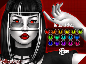 Sims 4 — Navaeh Eyes by Willeekmer — BGC 16 swatches Teen - Elder Male - Female Custom thumbnail Disallowed for randoms