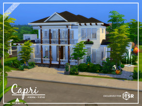 Sims 4 — Capri Family Home | NO CC by ProbNutt — Capri offers a combination of luxury, sophistication and comfort ideally