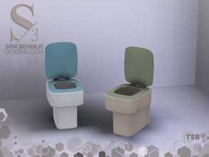 Sims 3 — Latitude Toilet by SIMcredible! — SIMcredibledesigns.com