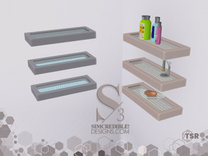Sims 3 — Latitude Shelves by SIMcredible! — SIMcredibledesigns.com
