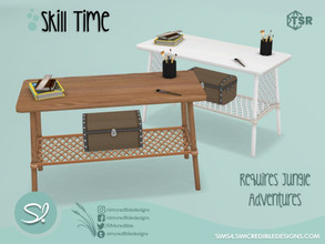 Sims 4 — Skill Time - DIY Archeology Table 1 by SIMcredible! — by SIMcredibledesigns.com available at TSR 3 colors