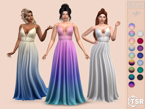 Sims 4 — Odyssey Dress by Sifix2 — A Grecian-inspired gown. Comes in 16 colors, including 9 ombre swatches, for teen,