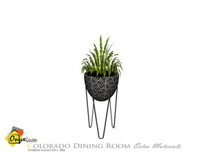 Sims 3 — Colorado Plant by Onyxium — Onyxium@TSR Design Workshop Dining Room Collection | Belong To The 2022 Year