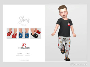 Sims 4 — Slippers for Toddler 01 by remaron — Slippers for Toddler in The Sims 4 ReMaron_T_Slipper01 -10 Swatches