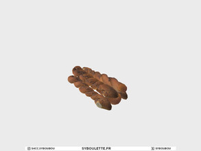 Sims 4 — Boulangerie - Decor Pain brioche pile by Syboubou — This is a pain brioche pile (sweet bread)