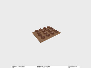 Sims 4 — Boulangerie - Decor muffins tray by Syboubou — This is a decor muffins tray.