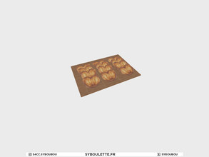 Sims 4 — Boulangerie - Decor palmiers tray by Syboubou — This is a decor palmiers tray.