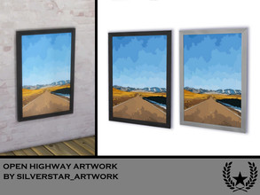 Sims 4 — Open Highway Artwork by Silverstar_Artwork — Open Highway Artwork by Silverstar_Artwork