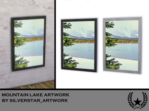Sims 4 — Mountain Lake Artwork by Silverstar_Artwork — Mountain Lake Artwork by Silverstar_Artwork