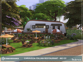 Sims 4 — Caraveen Italian Restaurant NoCC by Sedricia — Caraveen Italian Restaurant NoCC Preeminent Domain, Magnolia