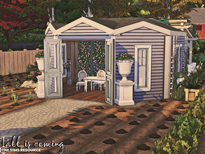 Sims 4 — Fall is coming | noCC by simZmora — It is a classic summerhouse surrounded by farm fields. The basement is fully