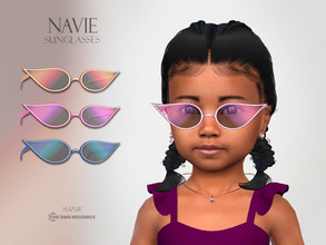 Sims 4 — Navie Sunglasses Toddler by Suzue — -New Mesh (Suzue) -10 Swatches -For Female and Male -HQ Compatible