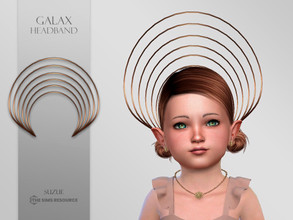 Sims 4 — Galax Headband Toddler by Suzue — -New Mesh (Suzue) -6 Swatches -For Female and Male -Hat Category -HQ