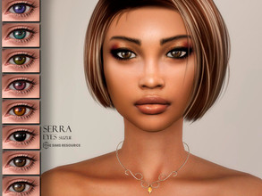 Sims 4 — Serra Eyes N28 by Suzue — -18 Swatches -Facepaint Category -For all Ages and Genders -HQ Compatible