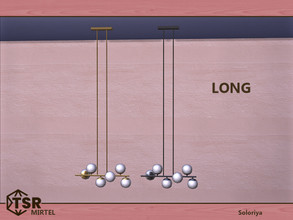 Sims 4 — Mirtel. Ceiling Light, long by soloriya — Ceiling light, long. Part of Mirtel set. 2 color variations. Category: