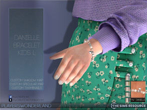 Sims 4 — Danielle Bracelet Kids L by PlayersWonderland — This is the Kids version of my Danielle Bracelet. Coming in 5