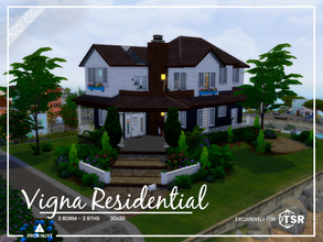 Sims 4 — Vigna Residential | NO CC by ProbNutt — This cozy suburban home offers a magnificent user friendly layout,