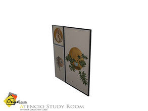 Sims 3 — Atencio Paintings by Onyxium — Onyxium@TSR Design Workshop Study Room Collection | Belong To The 2022 Year