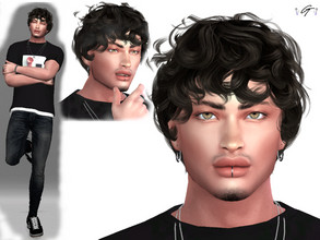 Sims 4 — Greylen Moon by GreeCreates — {Young Adult Male Sim] *** Make sure to download all of the custom content from