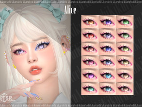 Sims 4 — Alice Eyecolor by Kikuruacchi — - It is suitable for Female and Male. ( Toddler to Elder ) - 18 swatches - Face