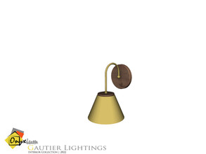 Sims 4 — Gautier Wall Lamp by Onyxium — Onyxium@TSR Design Workshop Lighting Collection | Belong To The 2022 Year