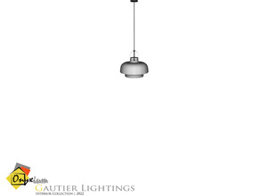 Sims 4 — Gautier Ceiling Lamp Short by Onyxium — Onyxium@TSR Design Workshop Lighting Collection | Belong To The 2022