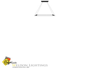 Sims 3 — Weldon Square Ceiling Lamp Short    by Onyxium — Onyxium@TSR Design Workshop Lighting Collection | Belong To The